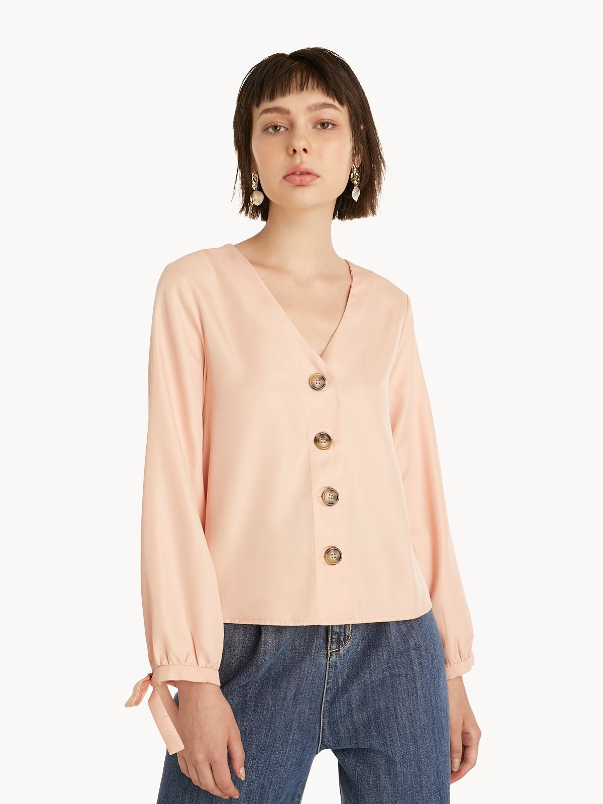 Bcmay Loose Blouse Dk Pink main image 1