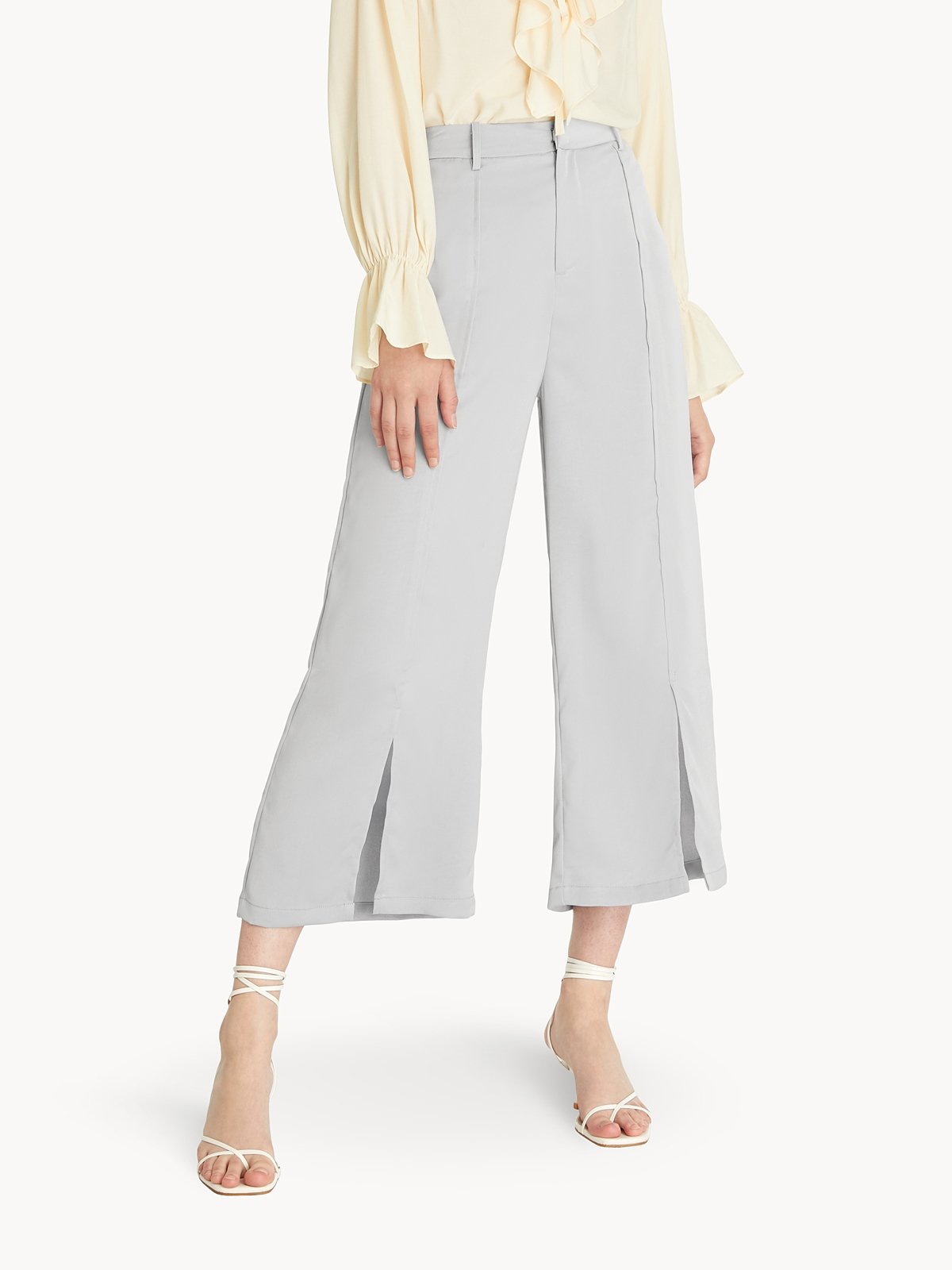 High Waist Slit Pants