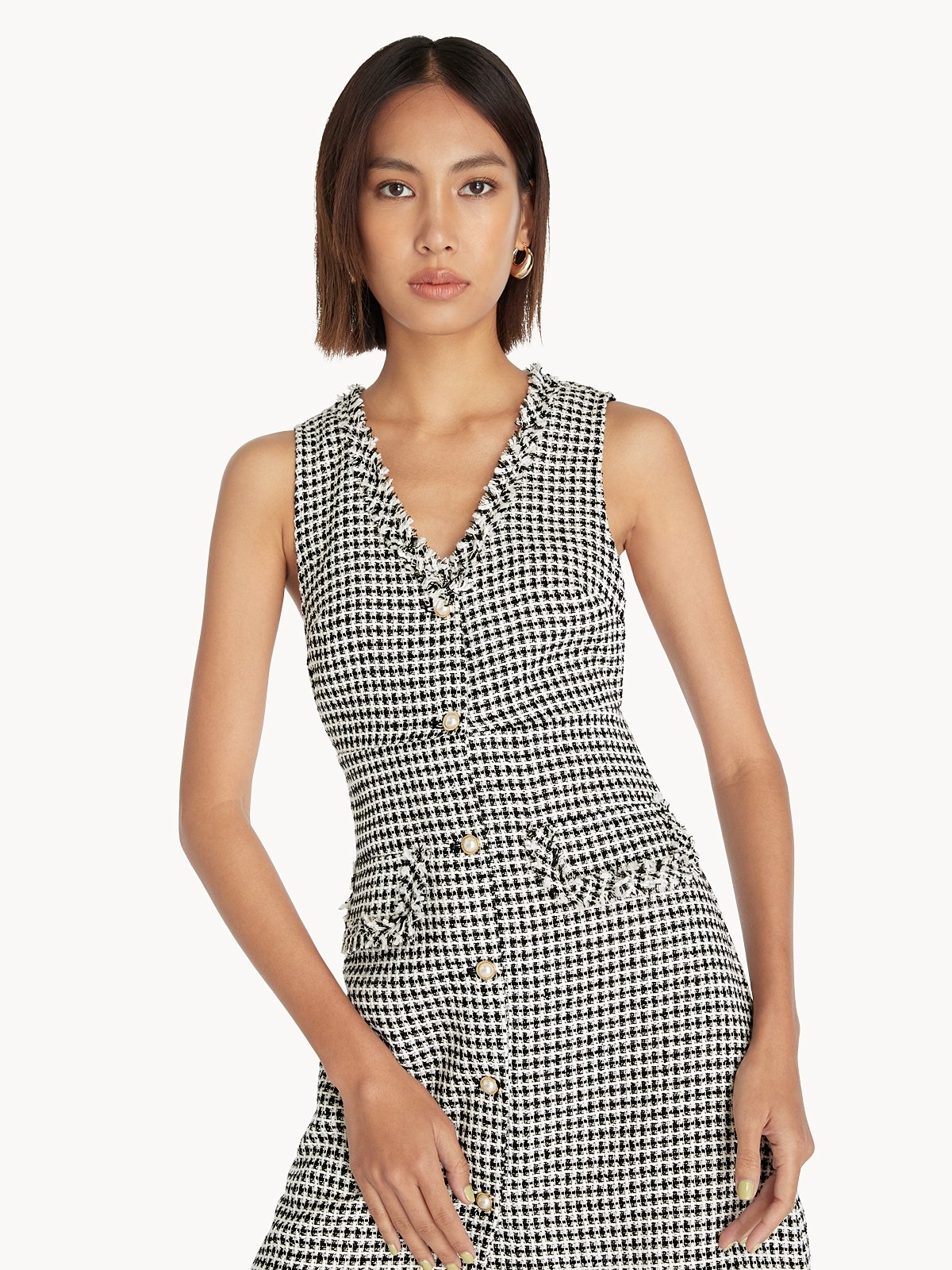 Frayed on sale tweed dress