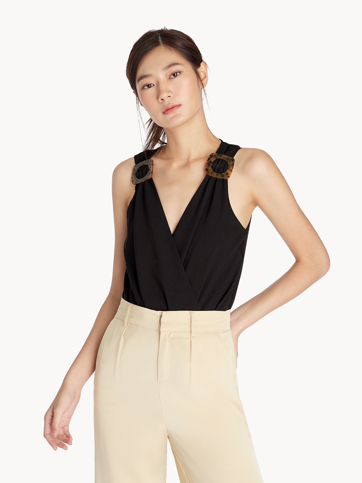 Buckle cheap strap bodysuit