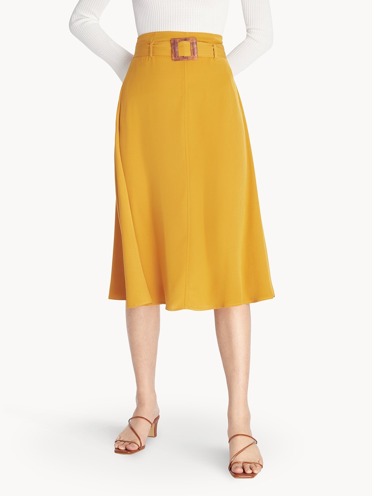 A line yellow skirt clearance