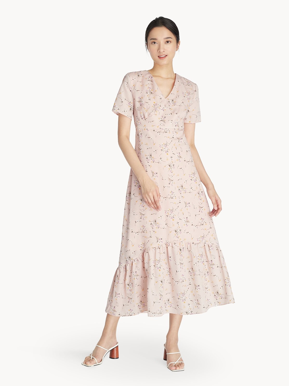Pomelo floral shop dress
