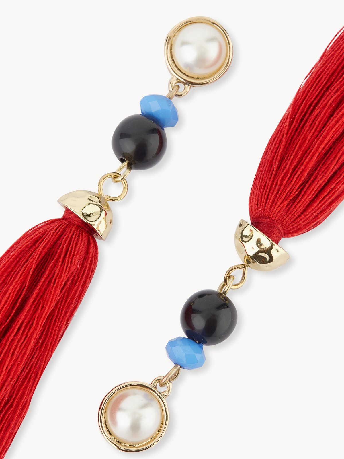 Red tassel earrings near me outlet