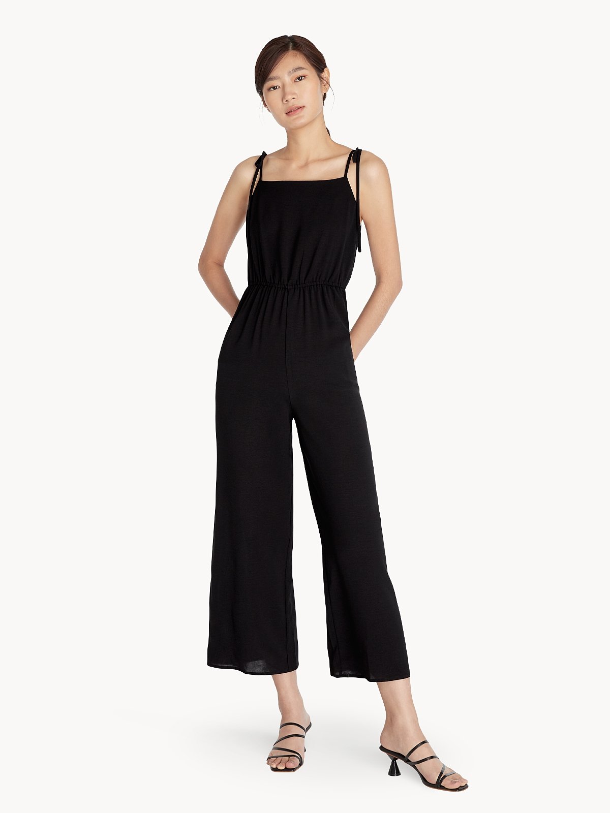 Palms Tied Shoulder Jumpsuit main image 1
