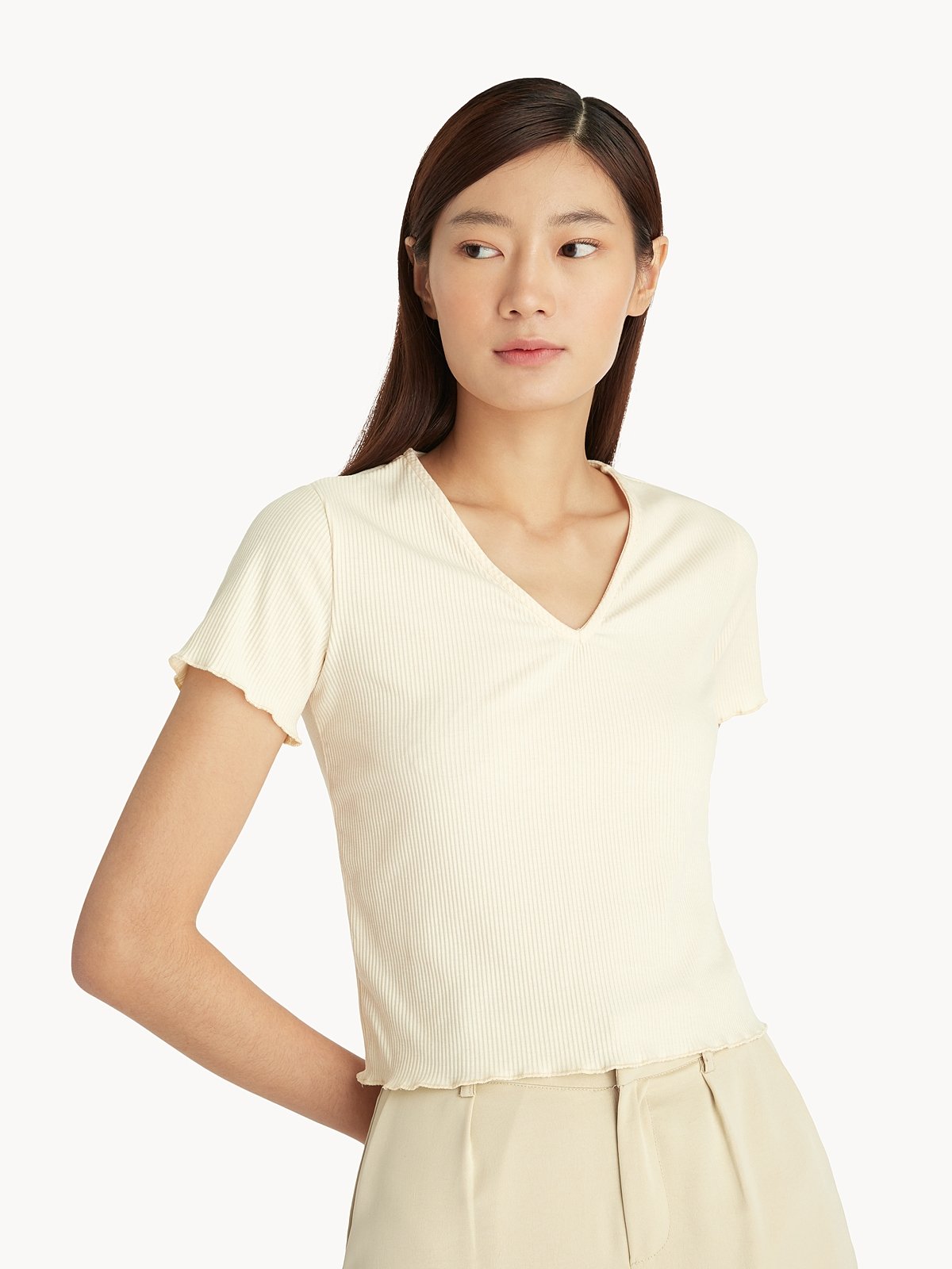 trimmed-rib-top-cream-pomelo-fashion