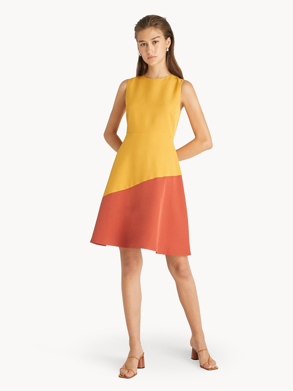 Red clearance yellow dress