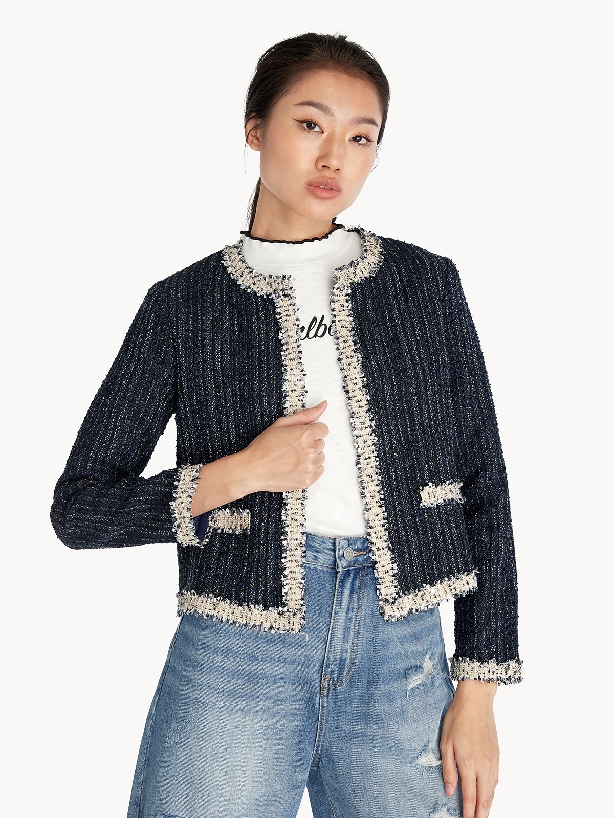 美品♡bluelea ♡Double Button Tweed Jacket s-l400.jpg