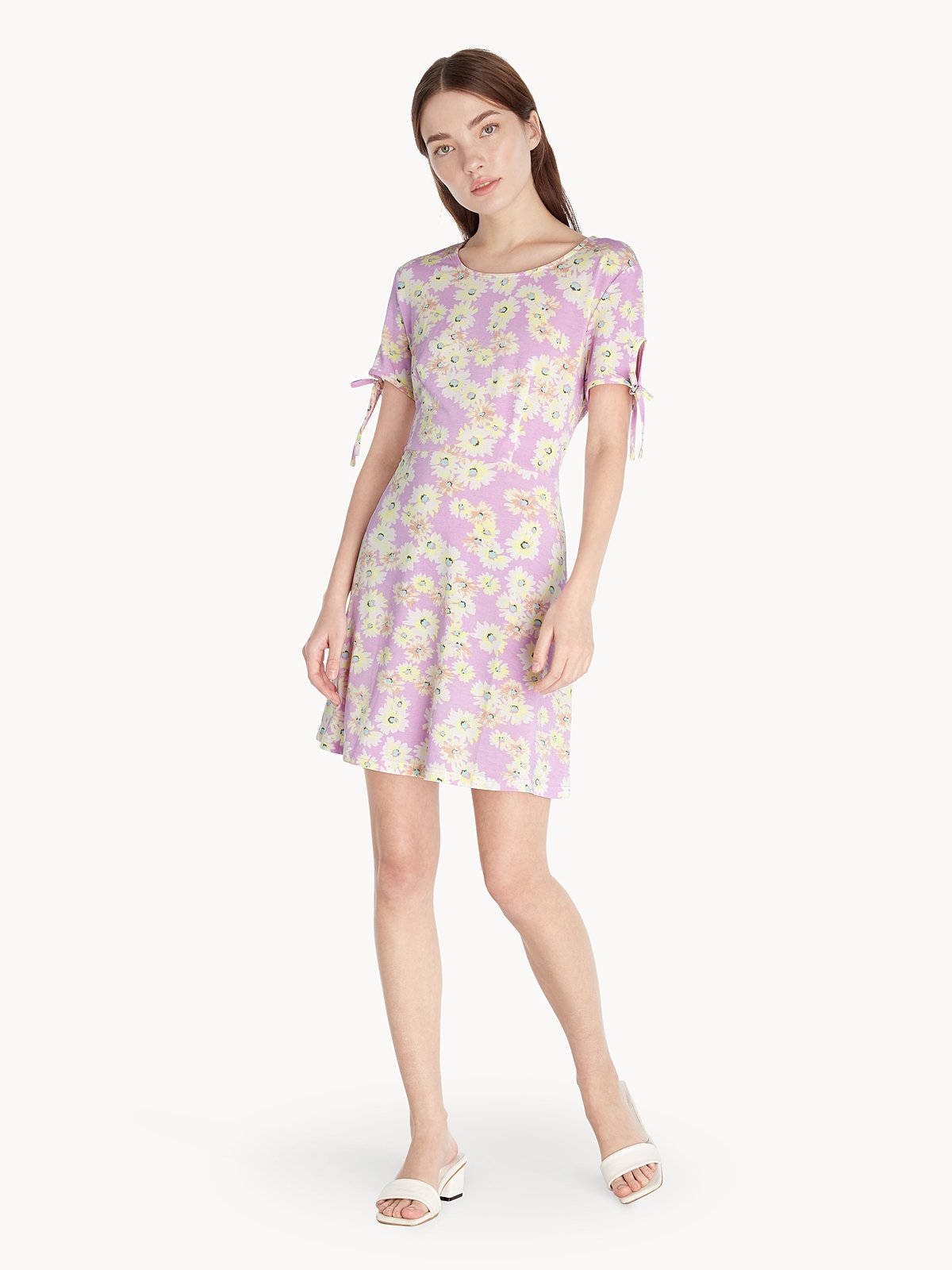 Purple floral sundress new arrivals
