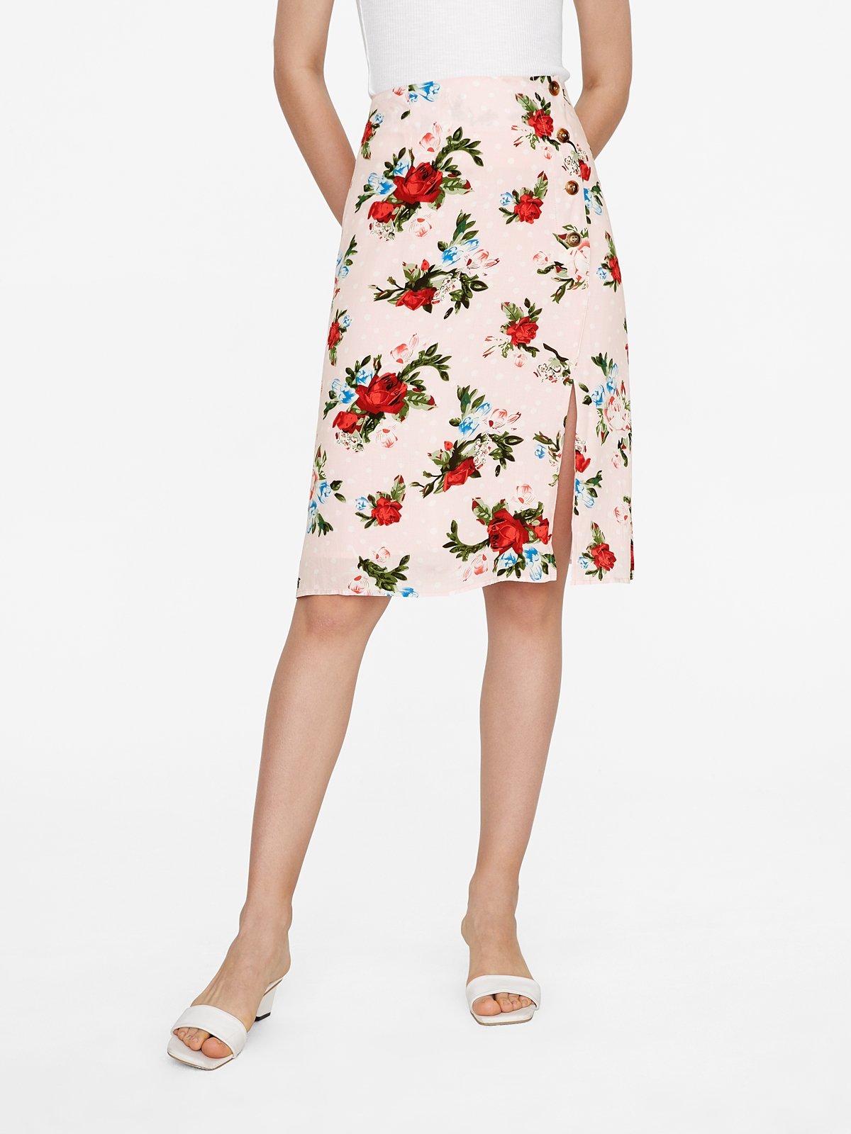 Floral pencil skirt xs discount