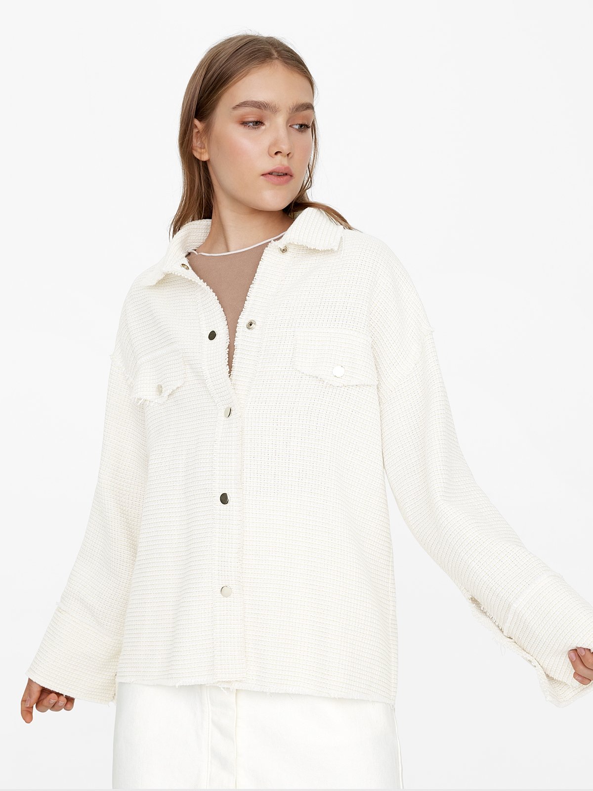 White best sale fashion jacket