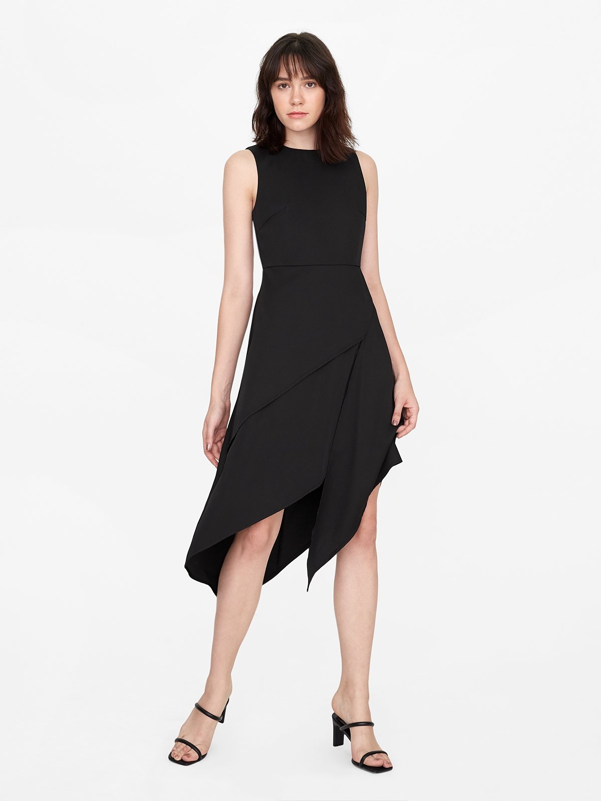 Black online flowing dress