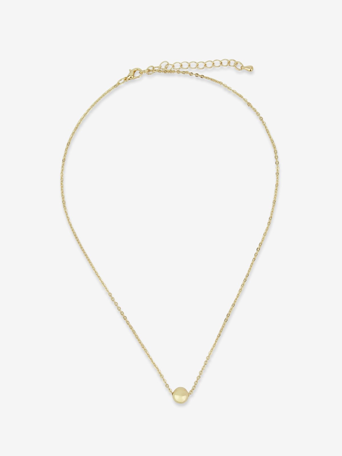 Gold best sale ball pendant