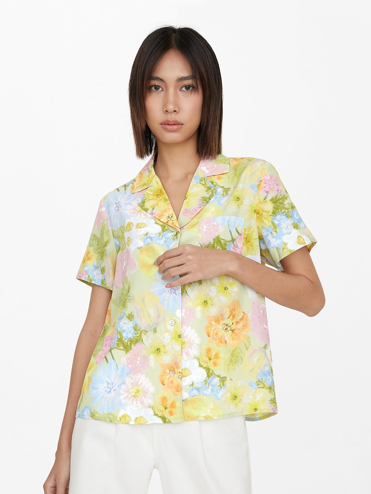 Daisy | Watercolor Floral Shirt main image 0