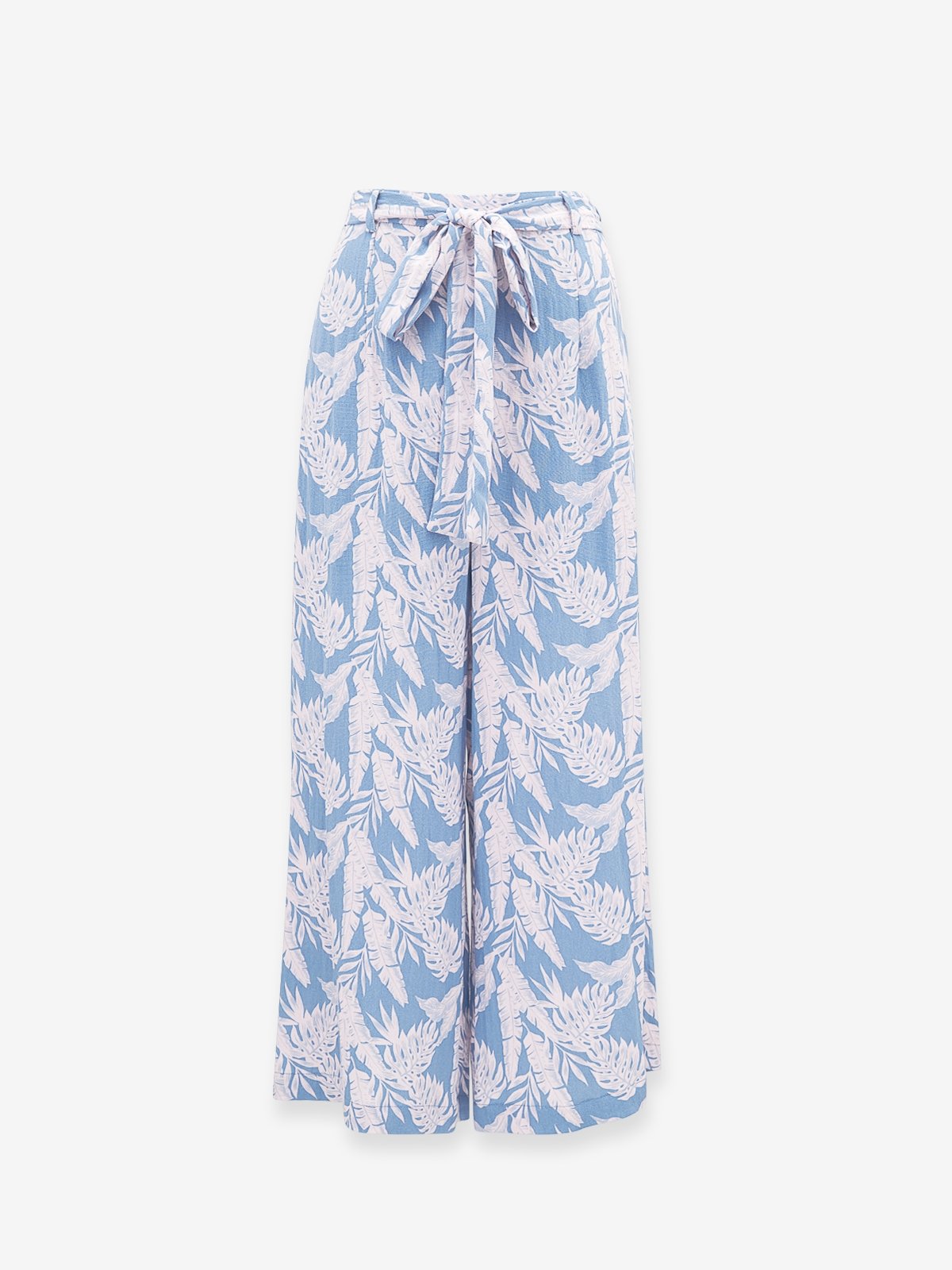 White and blue palazzo on sale pants