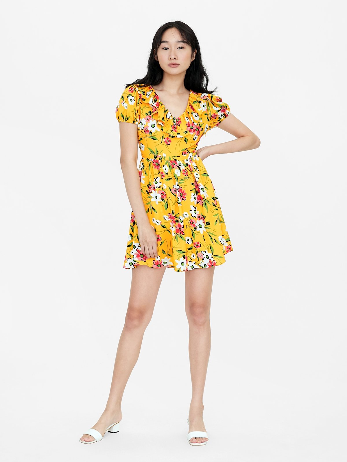 Pomelo sales floral dress