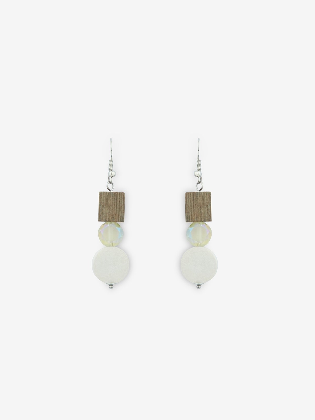 White fashion earrings online
