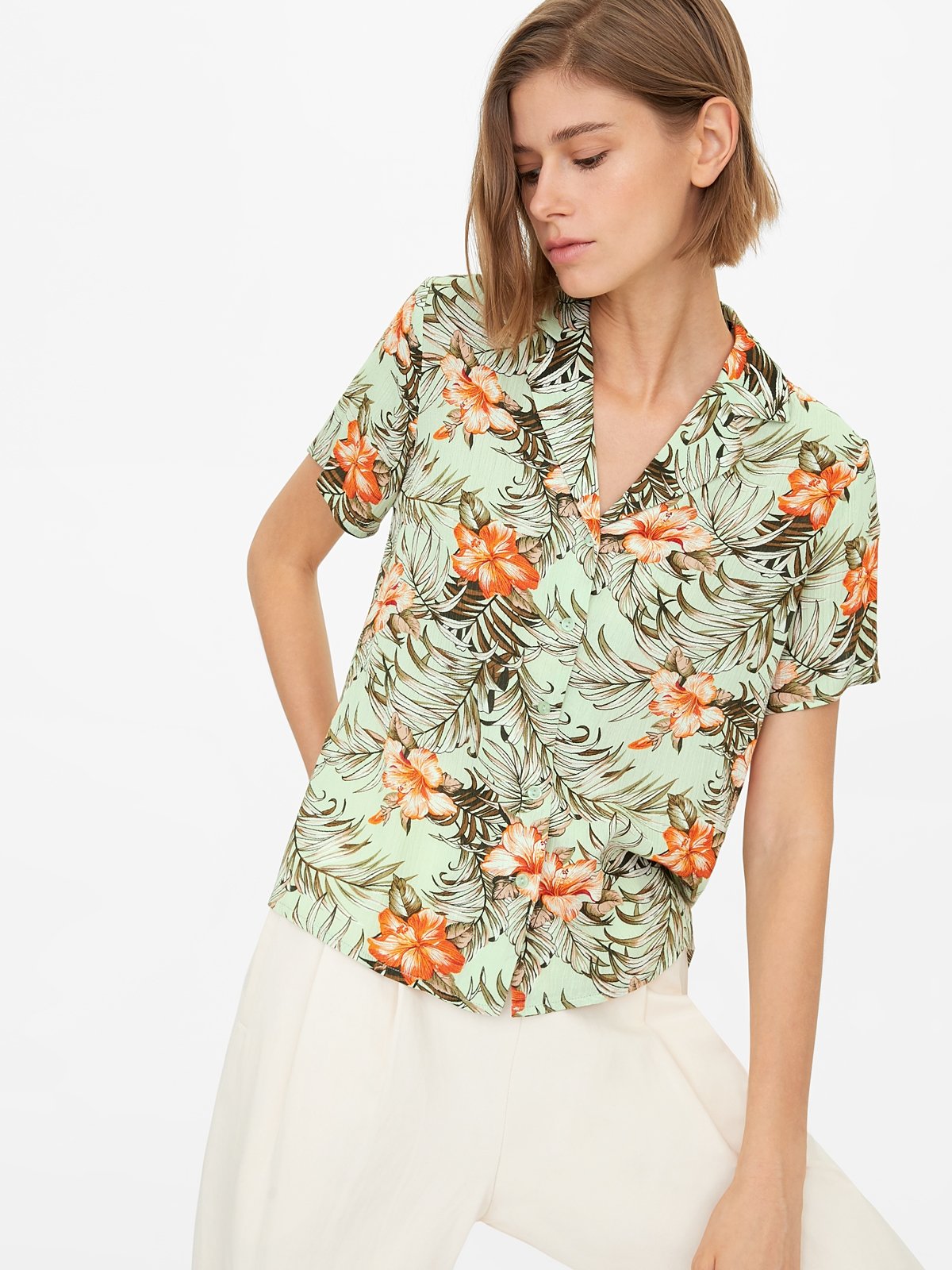 Floral shirt cheap