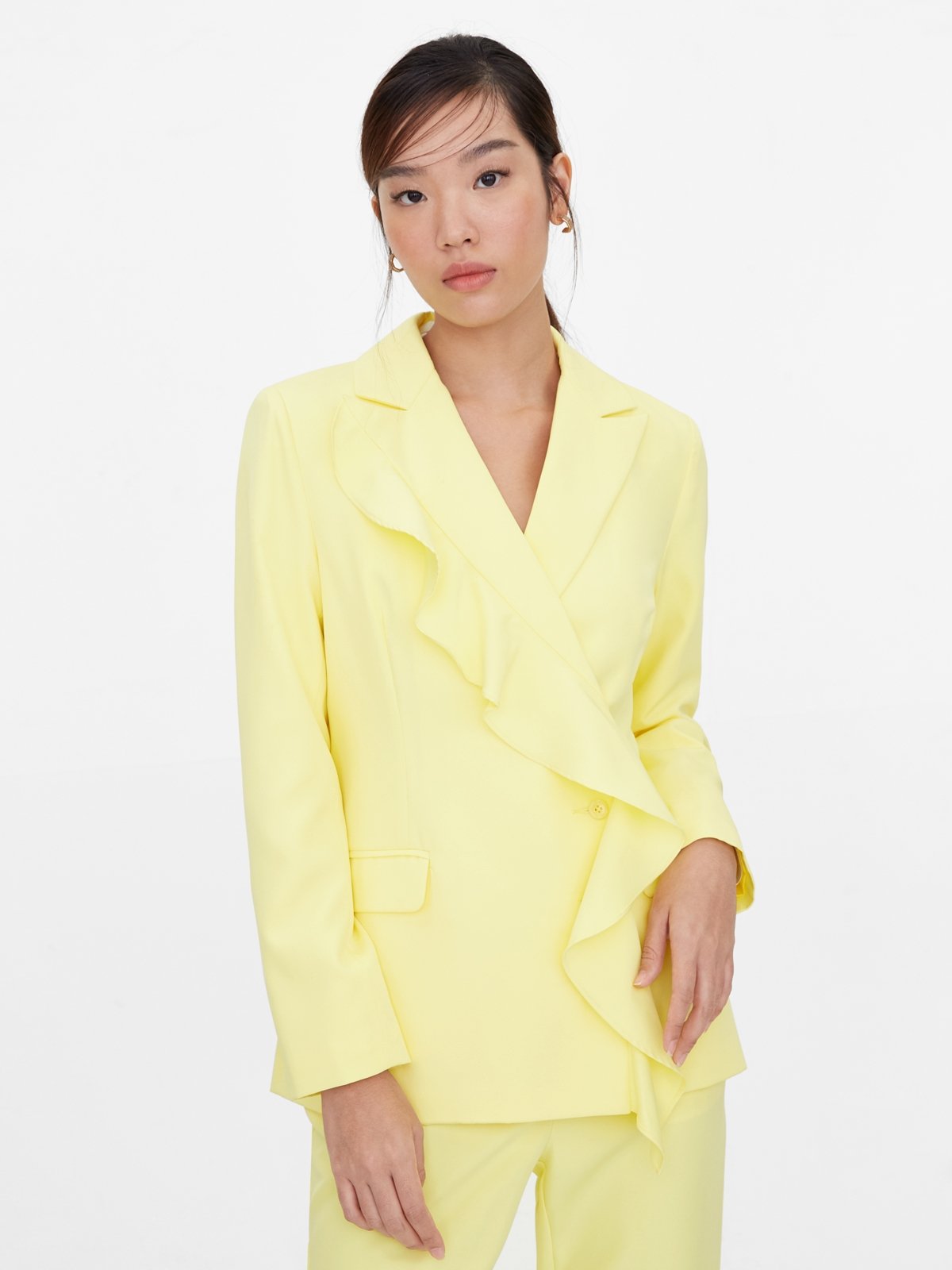 Frill blazer sales