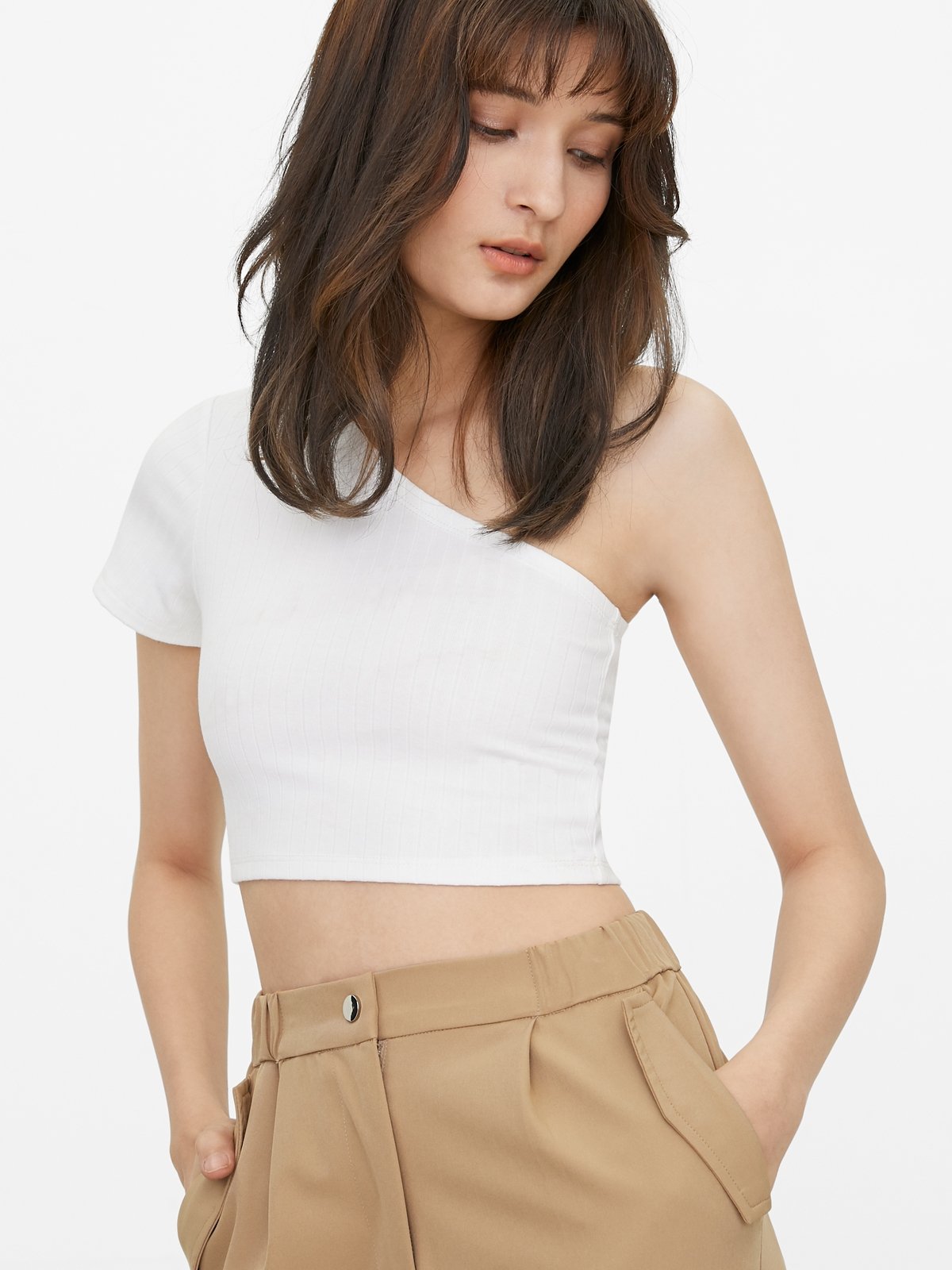 Pomelo one shoulder discount top