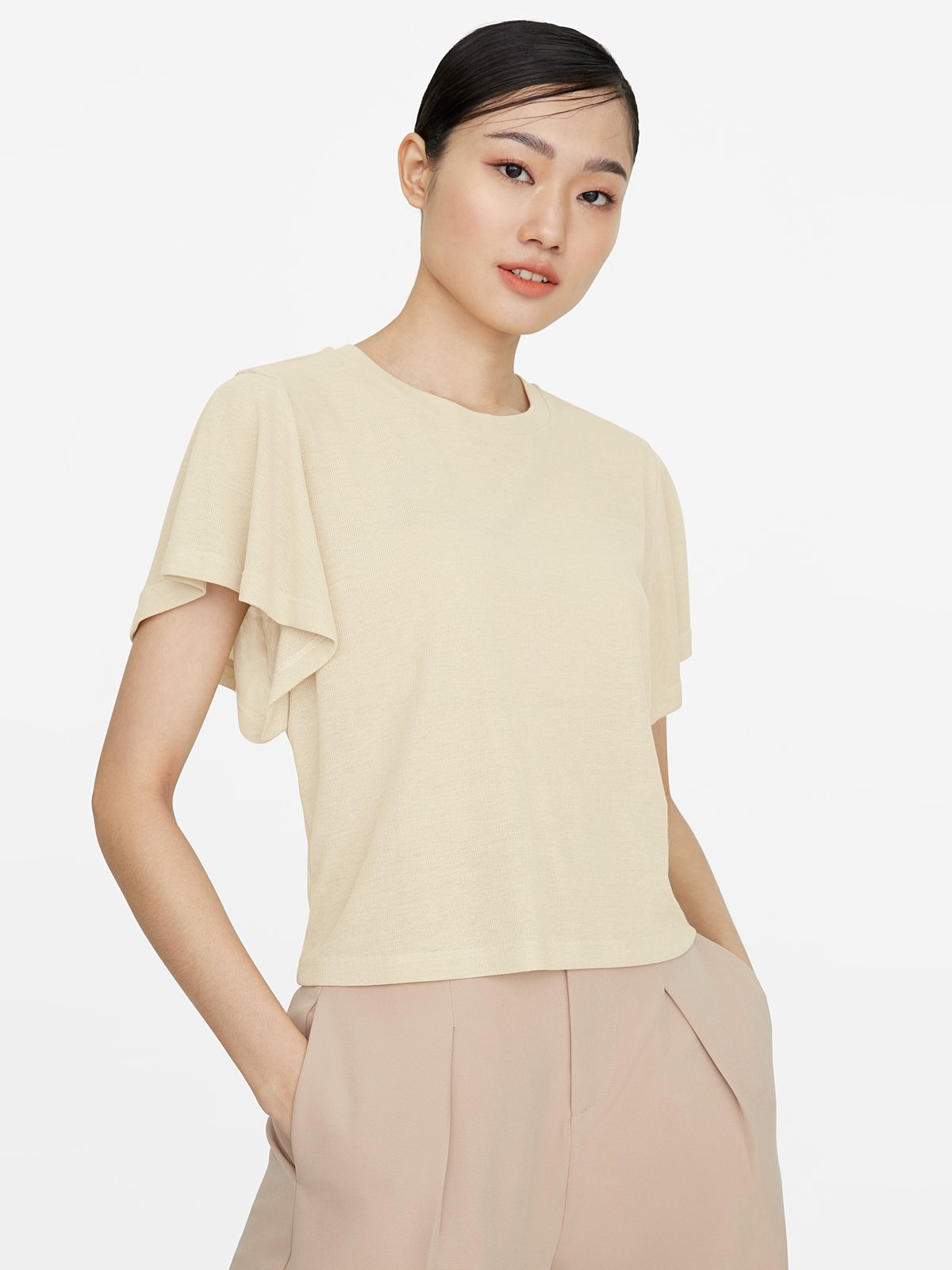 Butterfly sleeve tops deals