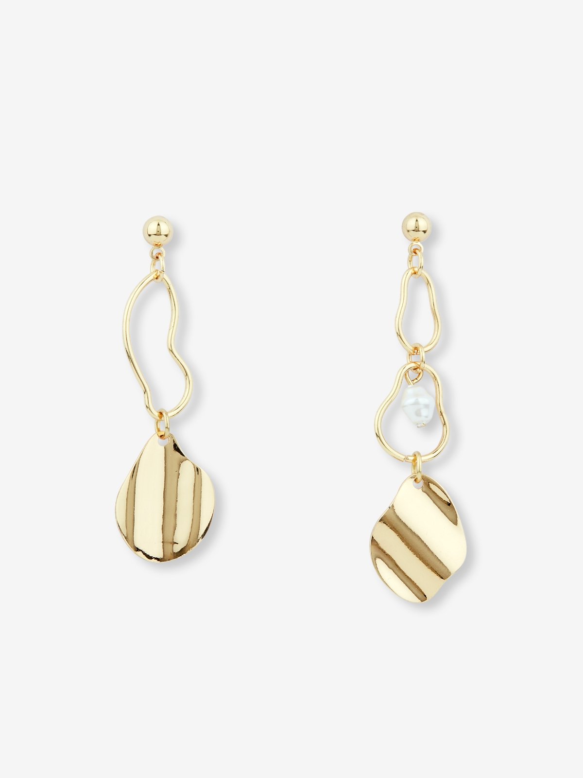 Real gold drop on sale earrings