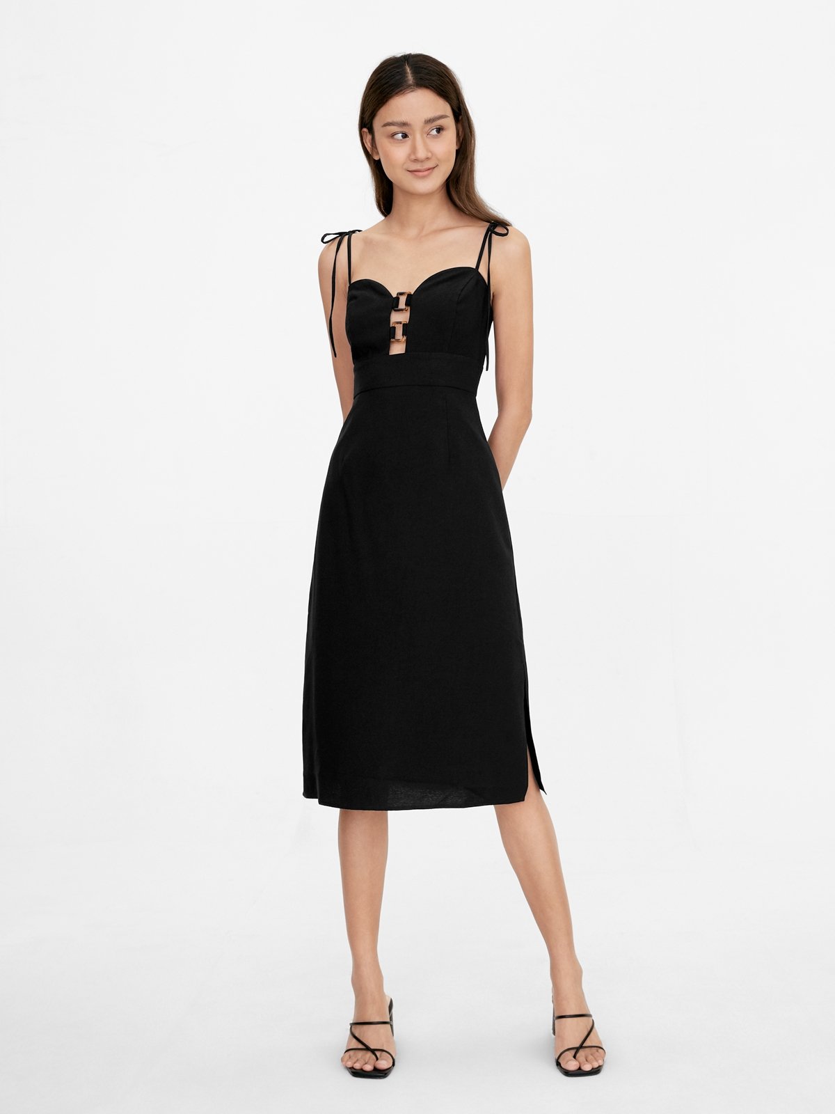 Pomelo online black dress