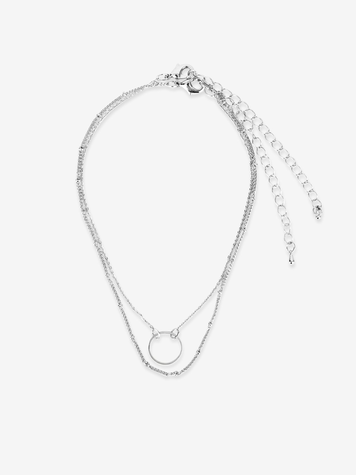 Chain necklace top with ring