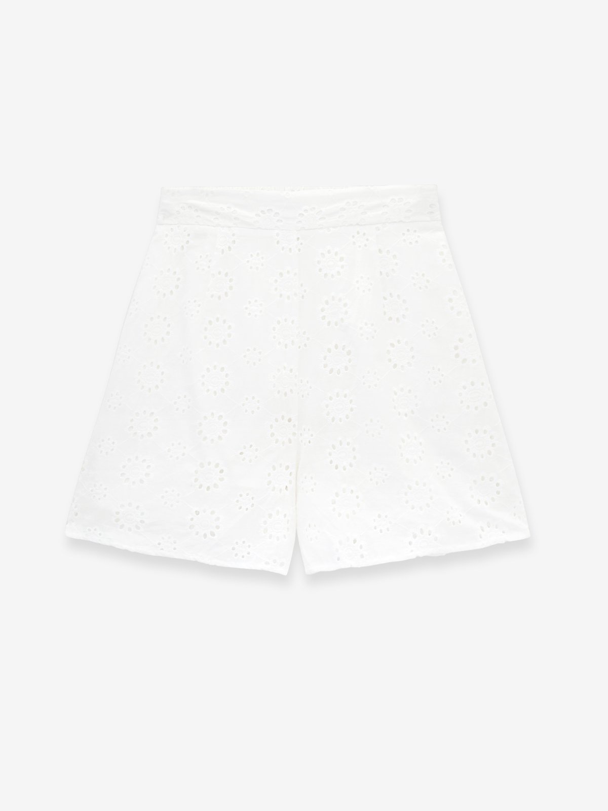 White hotsell eyelet shorts