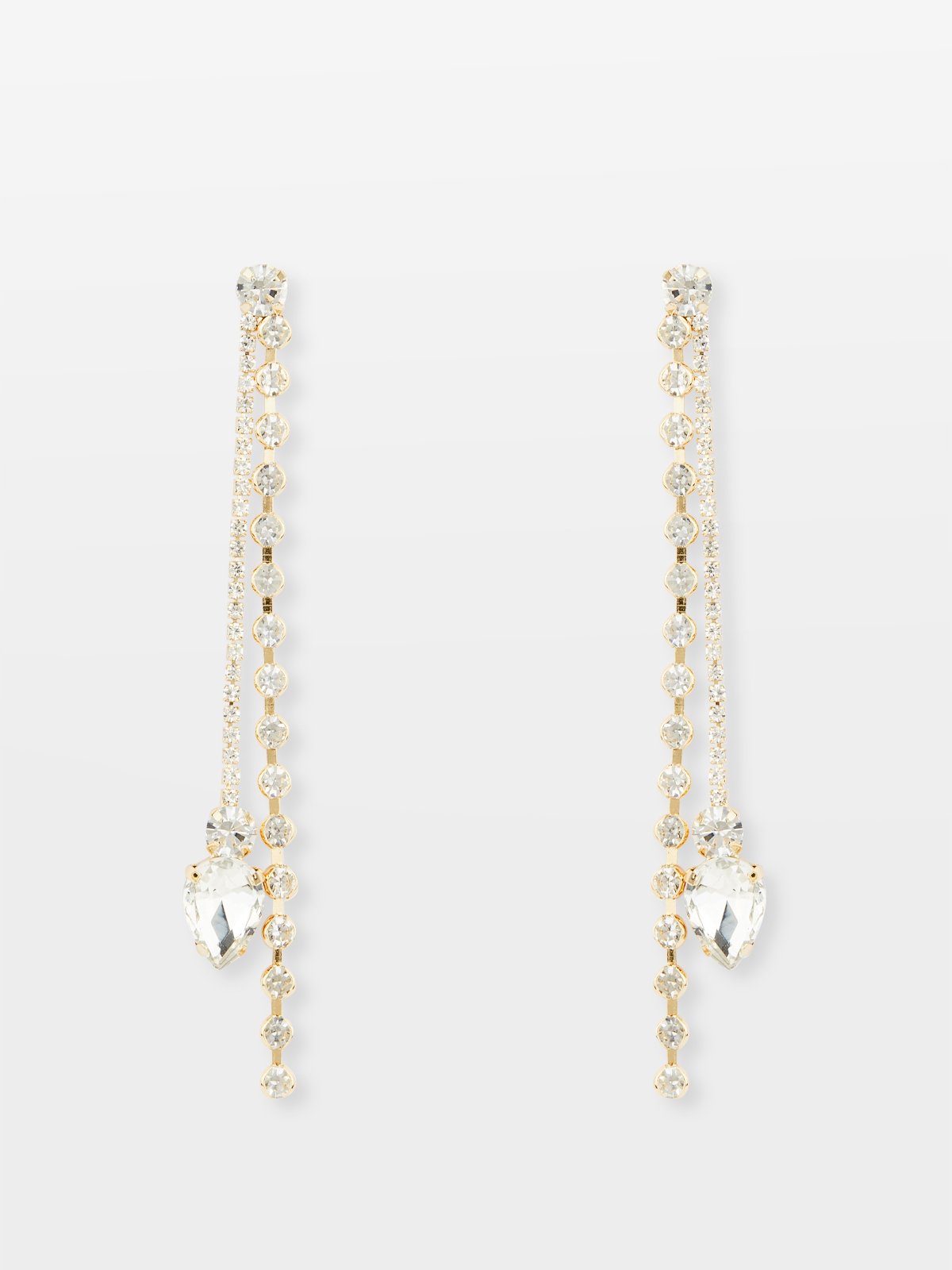 Really long drop top earrings