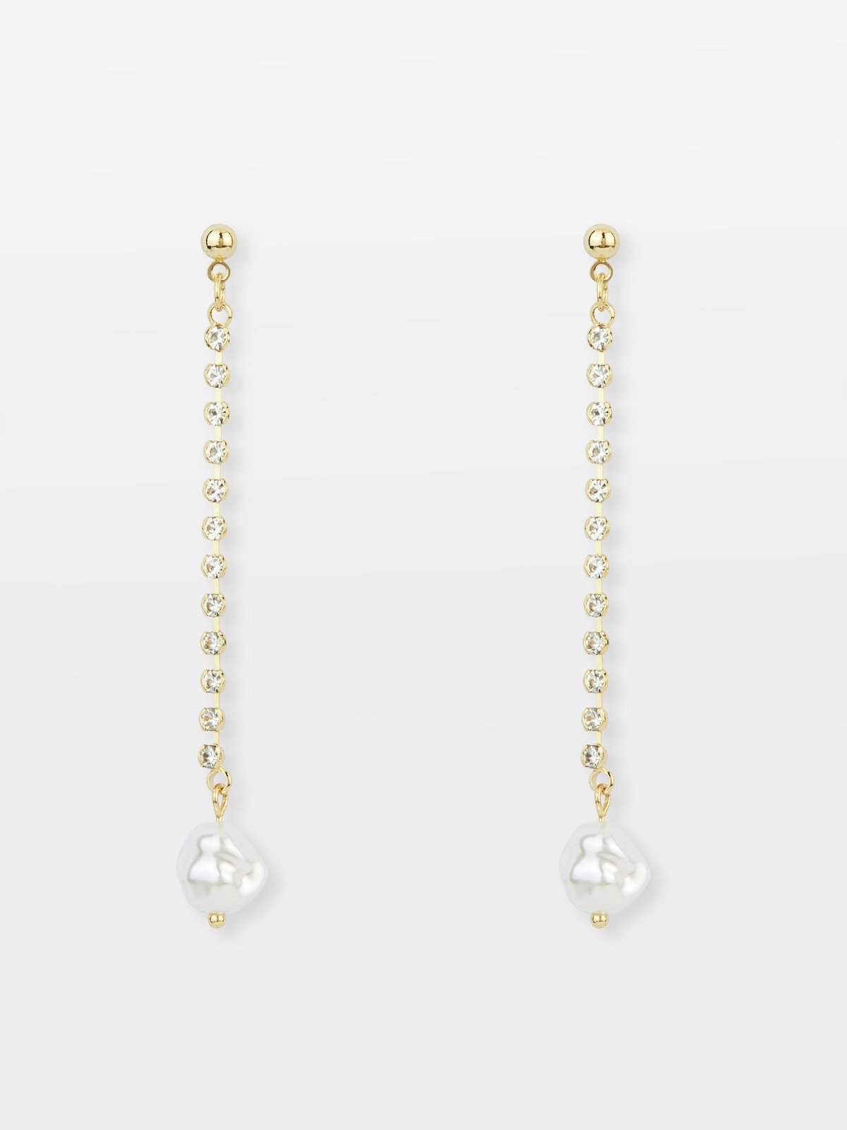 Chain drop sale earrings gold