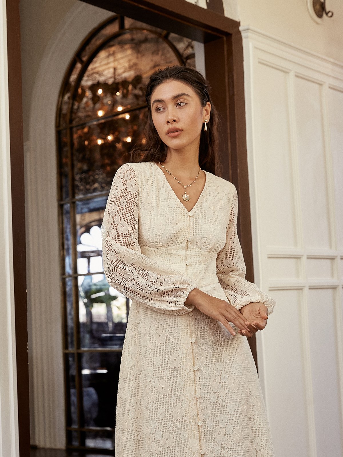 Pomelo floral shop dress