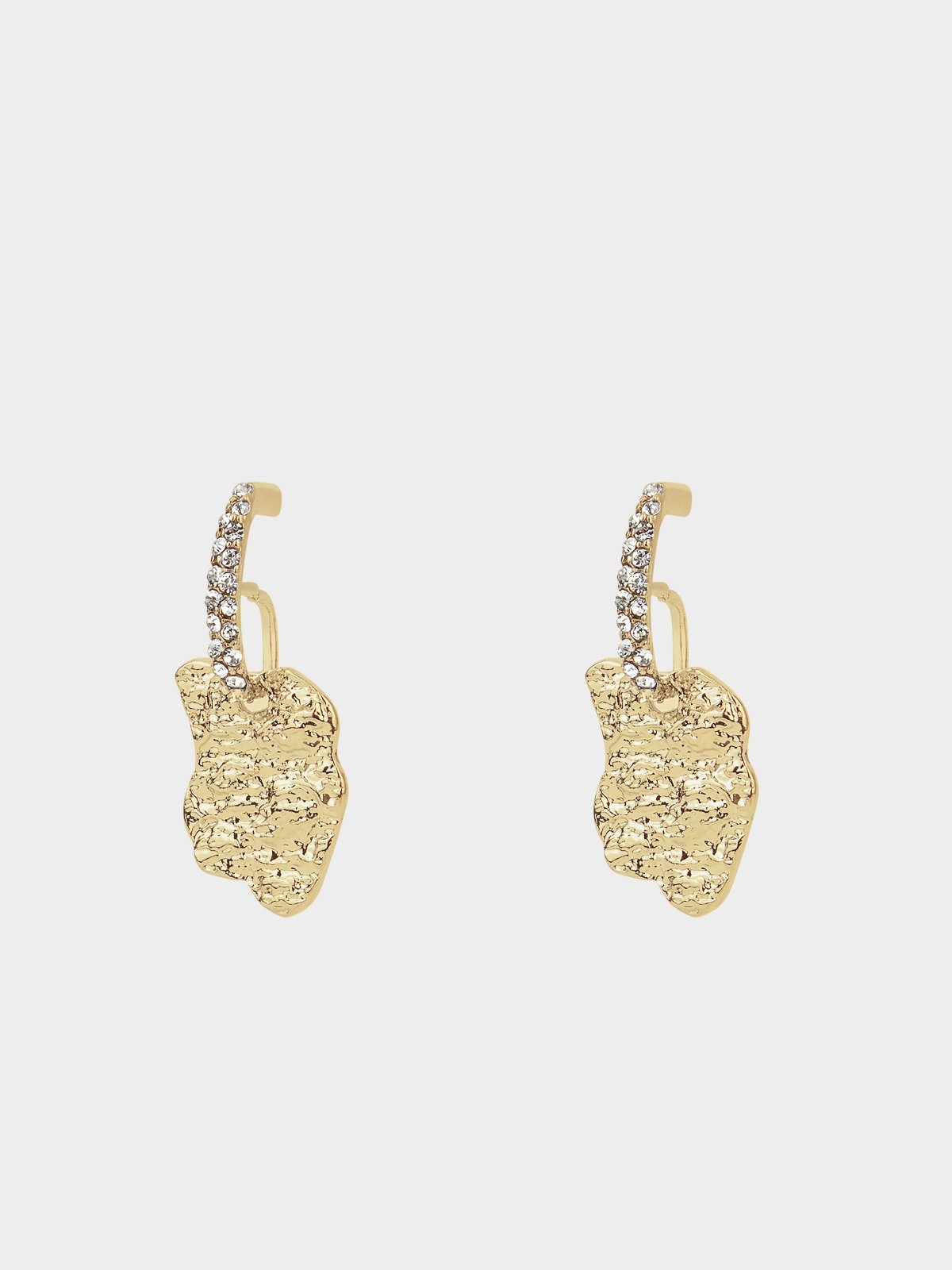 Gold hotsell diamante earrings