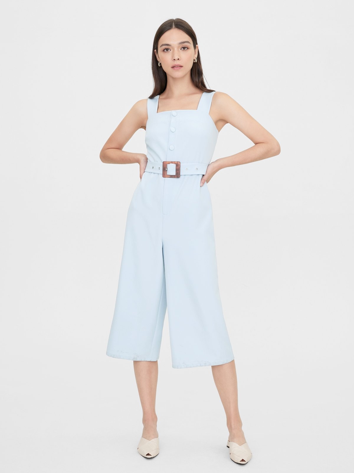 Buckle jumpsuit hot sale