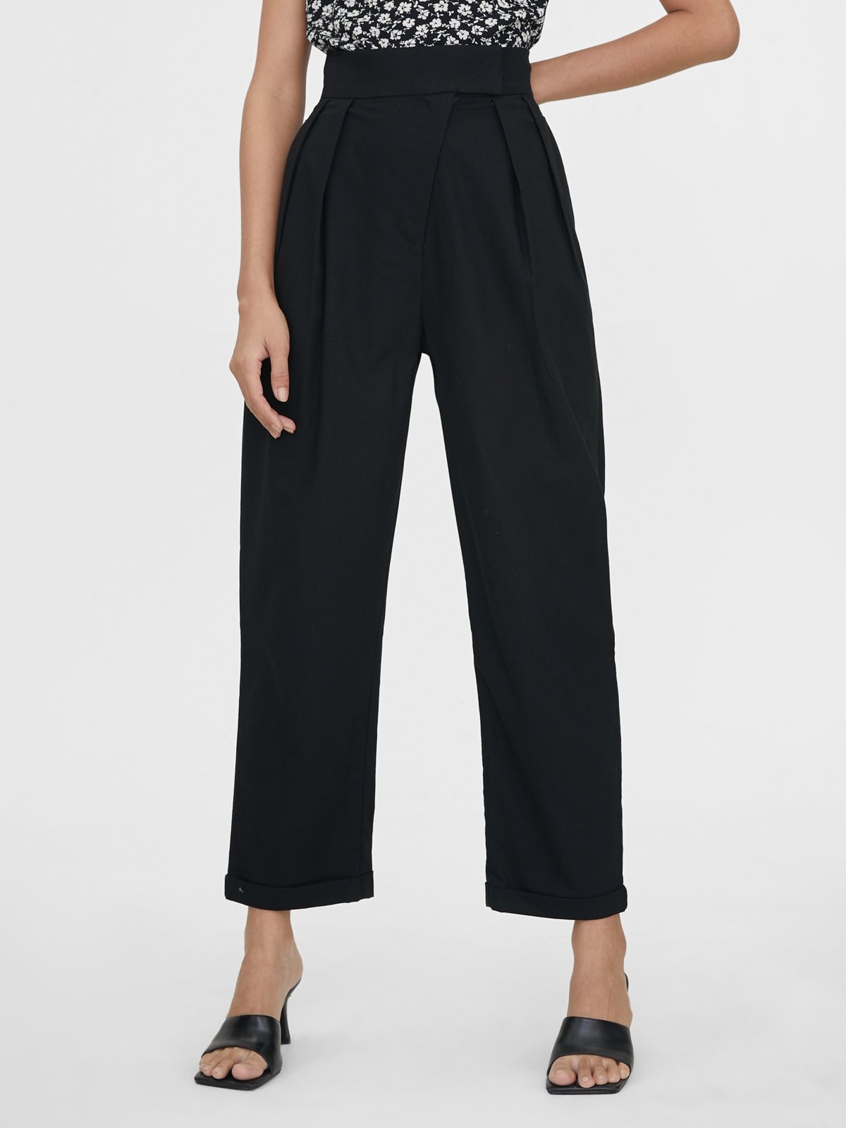Love Me Dearly High Waisted Pants in Black