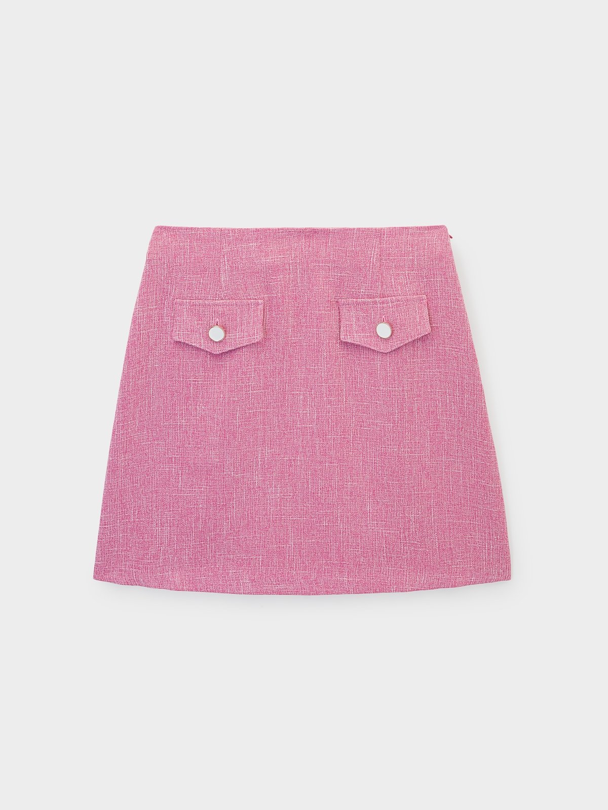 Joules pink best sale tweed mini skirt