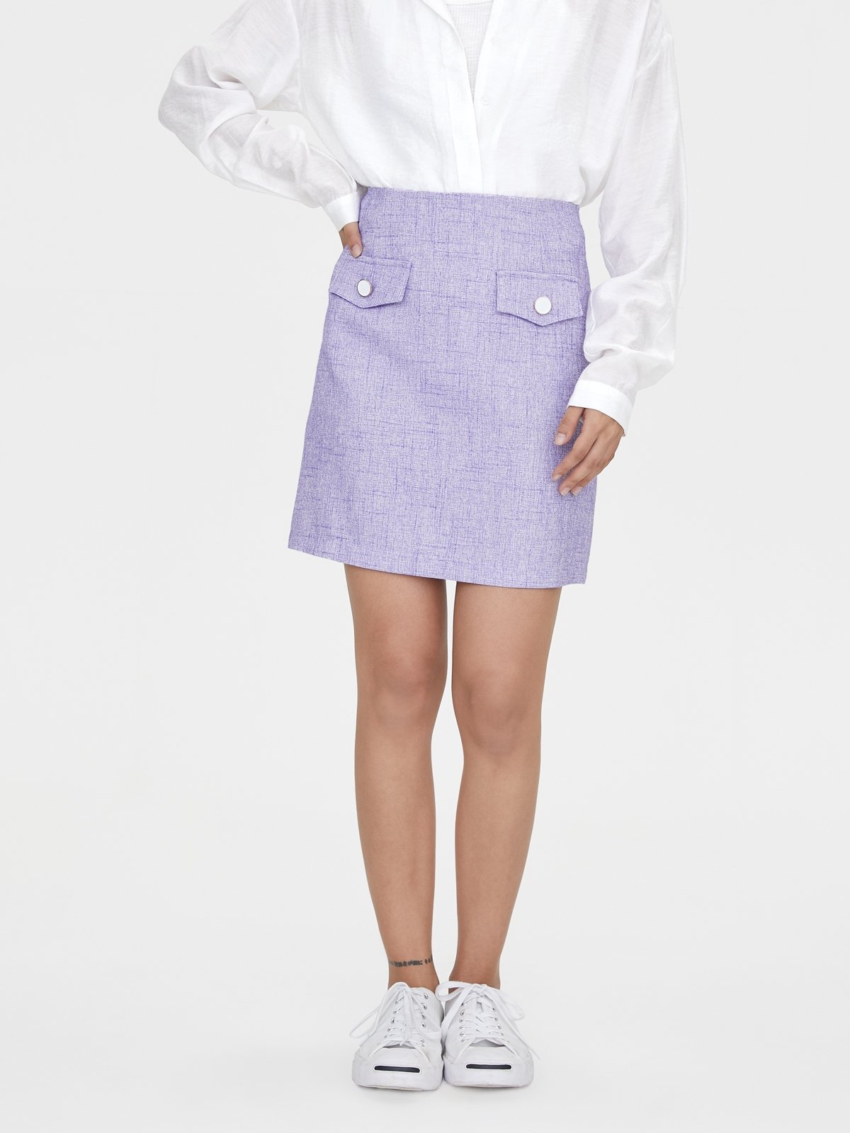 A line skirt with pockets best sale