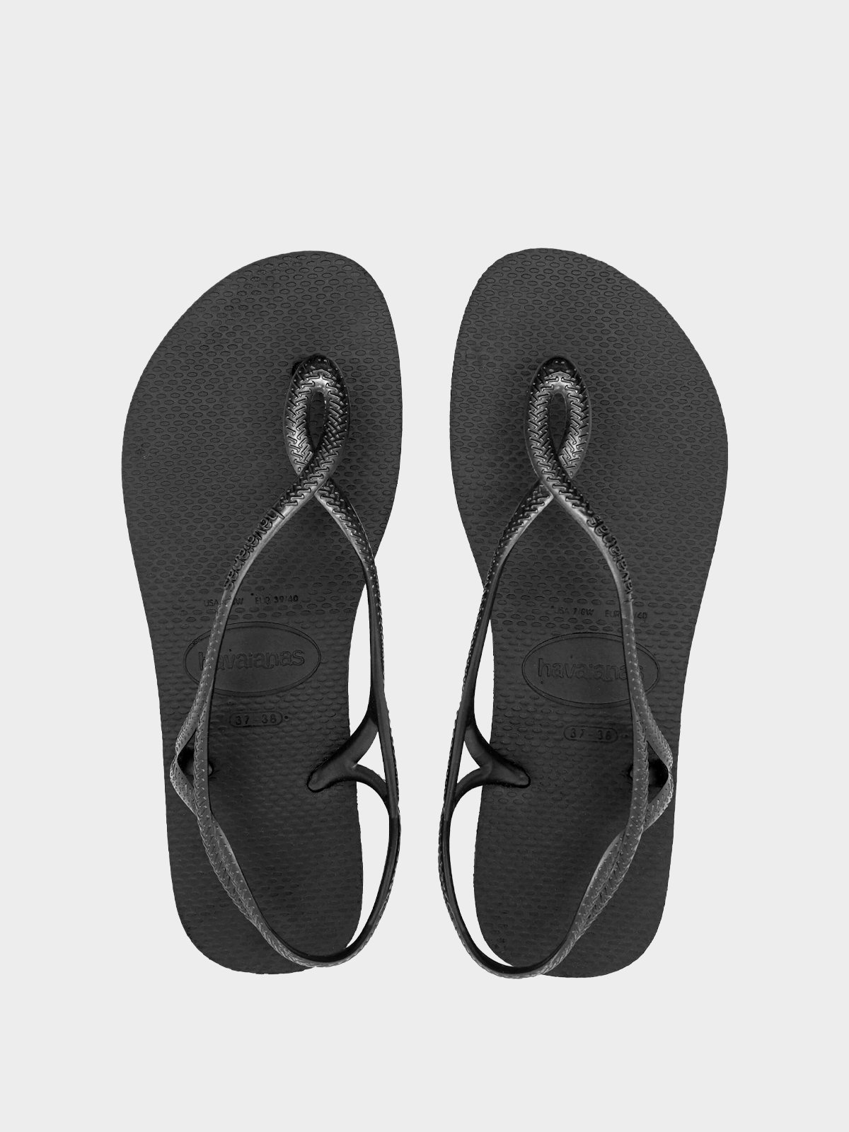 Havaianas Luna Sandals Black Pomelo Fashion