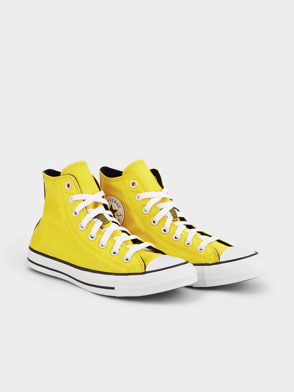 Yellow sales plaid converse