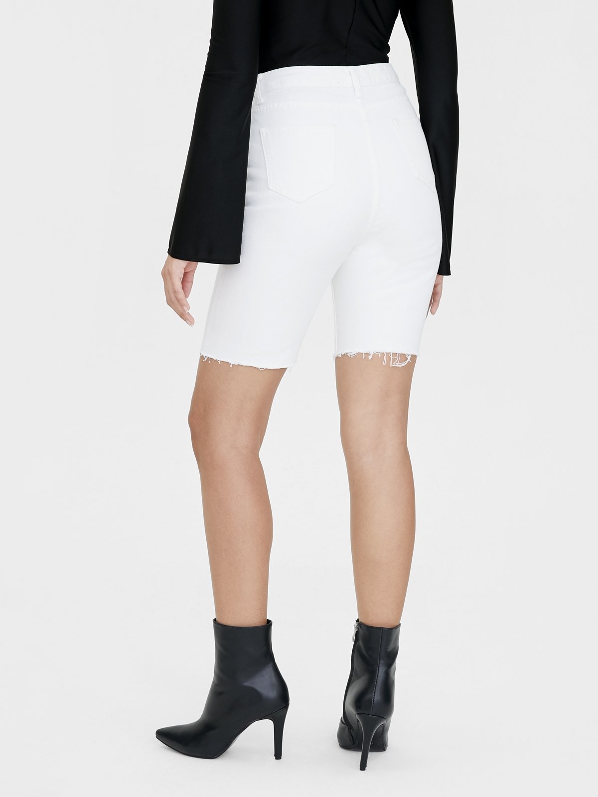White biker new arrivals shorts near me
