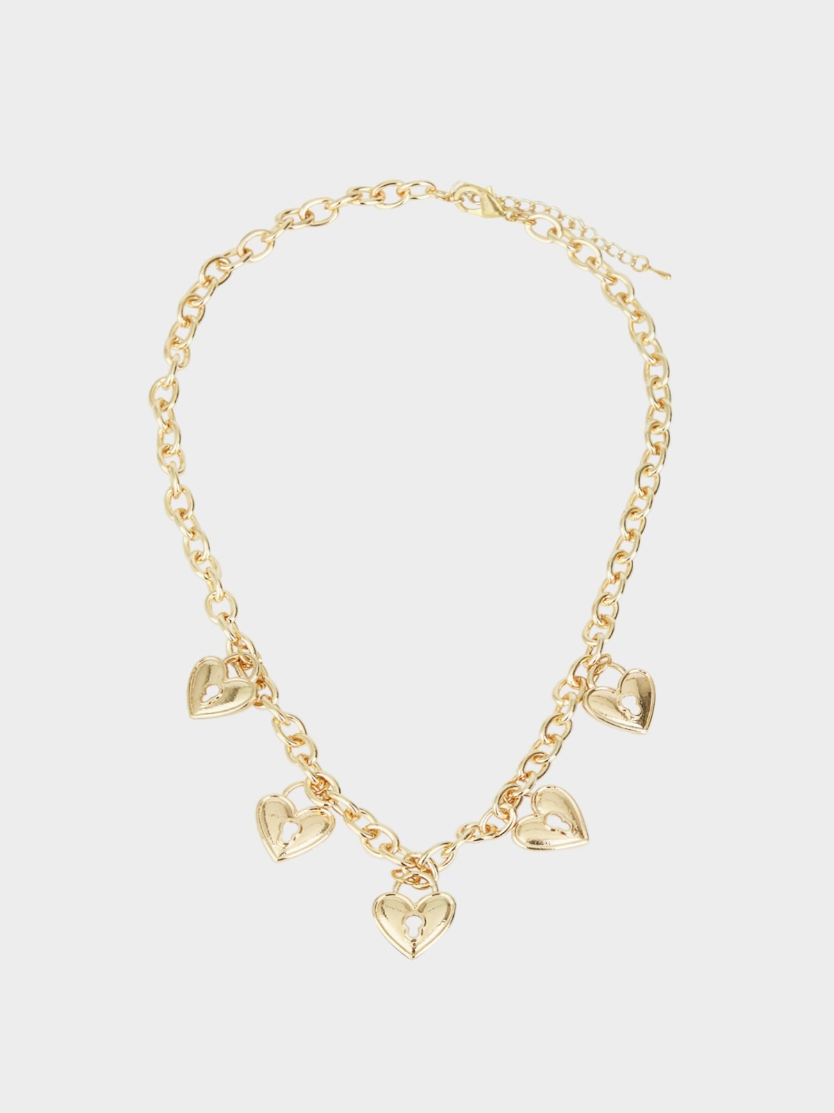 Chain charms gold clearance