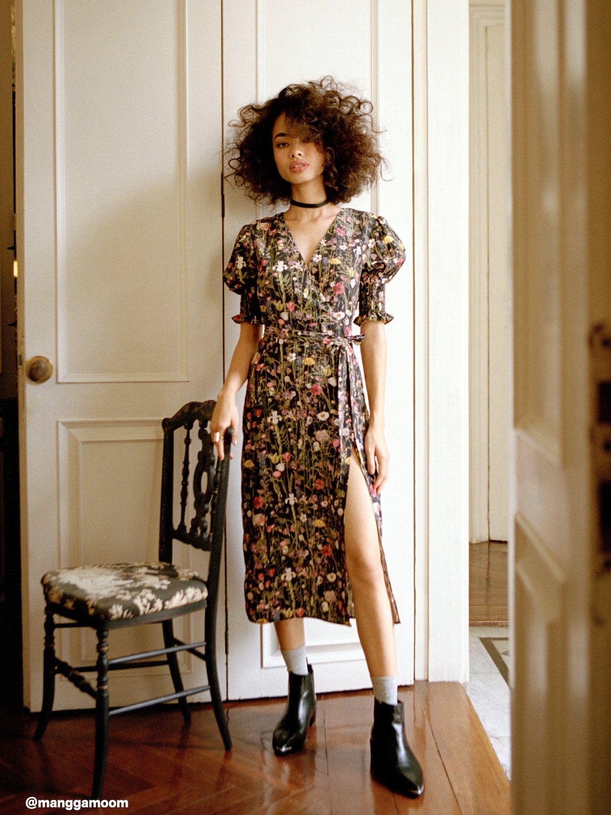 Surplice wrap dress new arrivals
