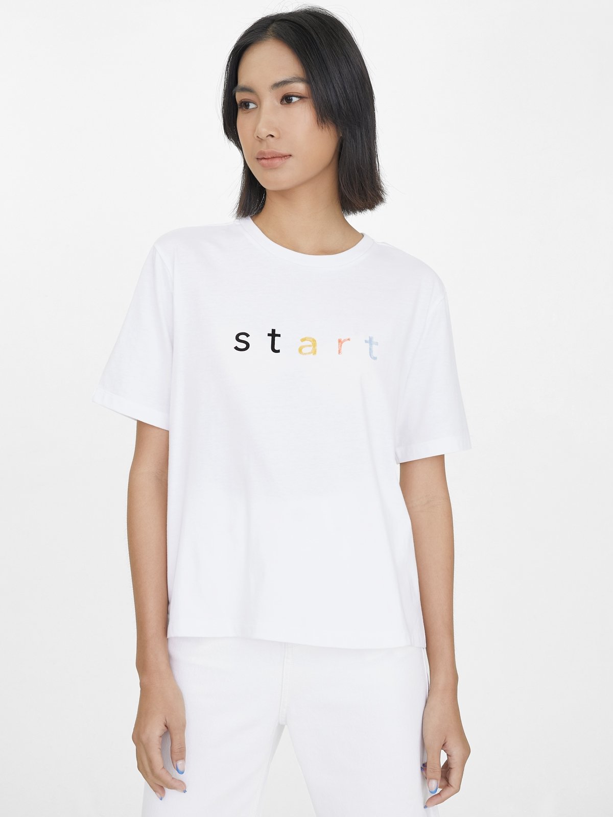 organic white tshirt