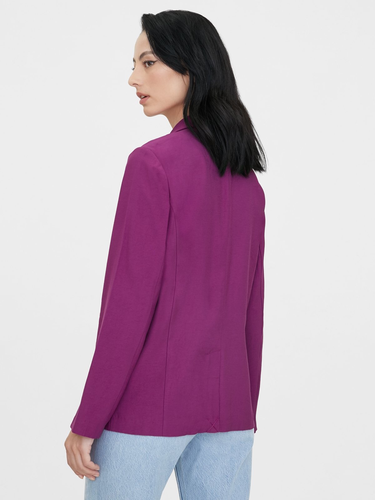 Purple outlet blazer jacket
