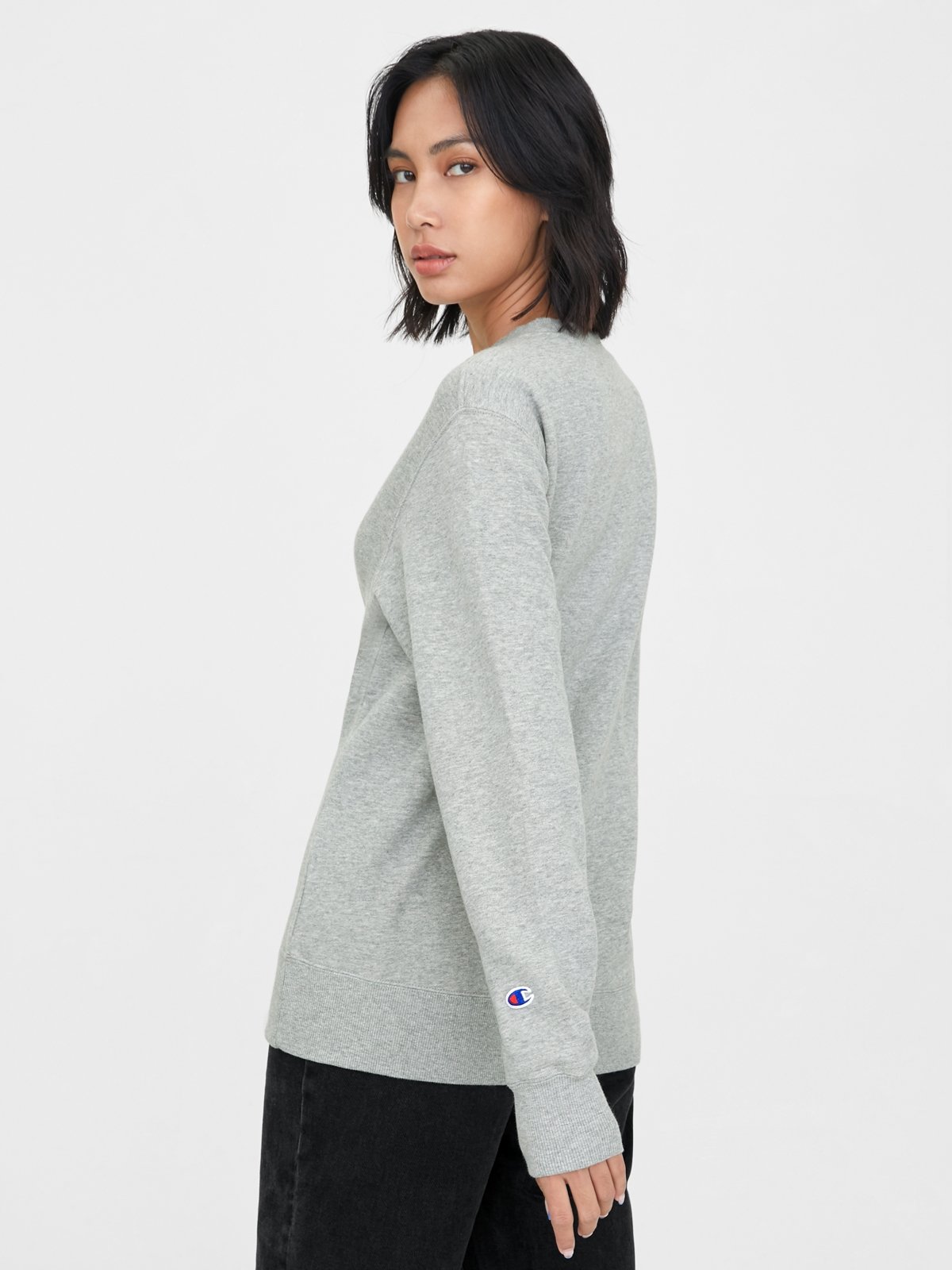 Grey champion crew neck new arrivals