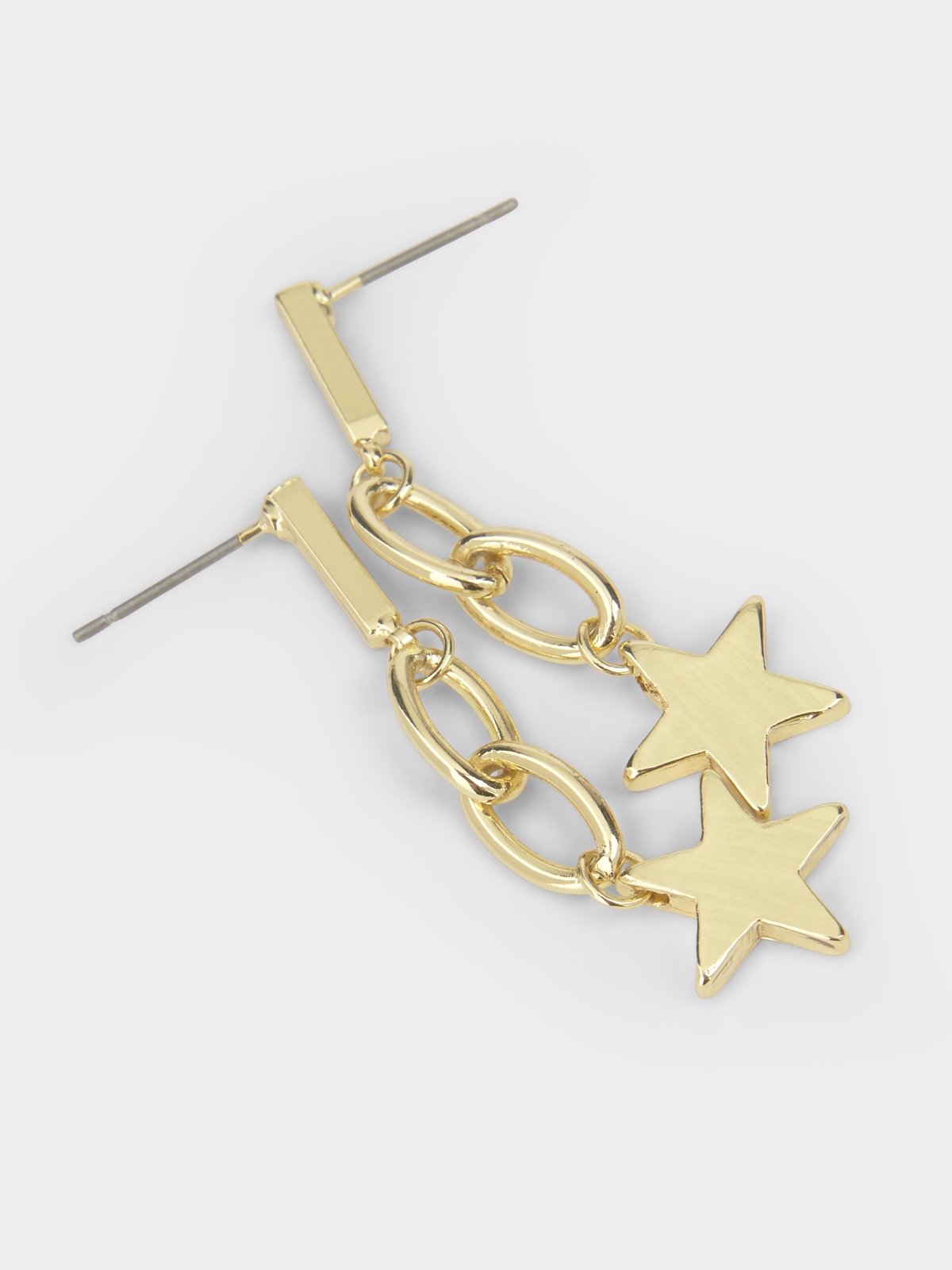 Gold star hotsell dangle earrings