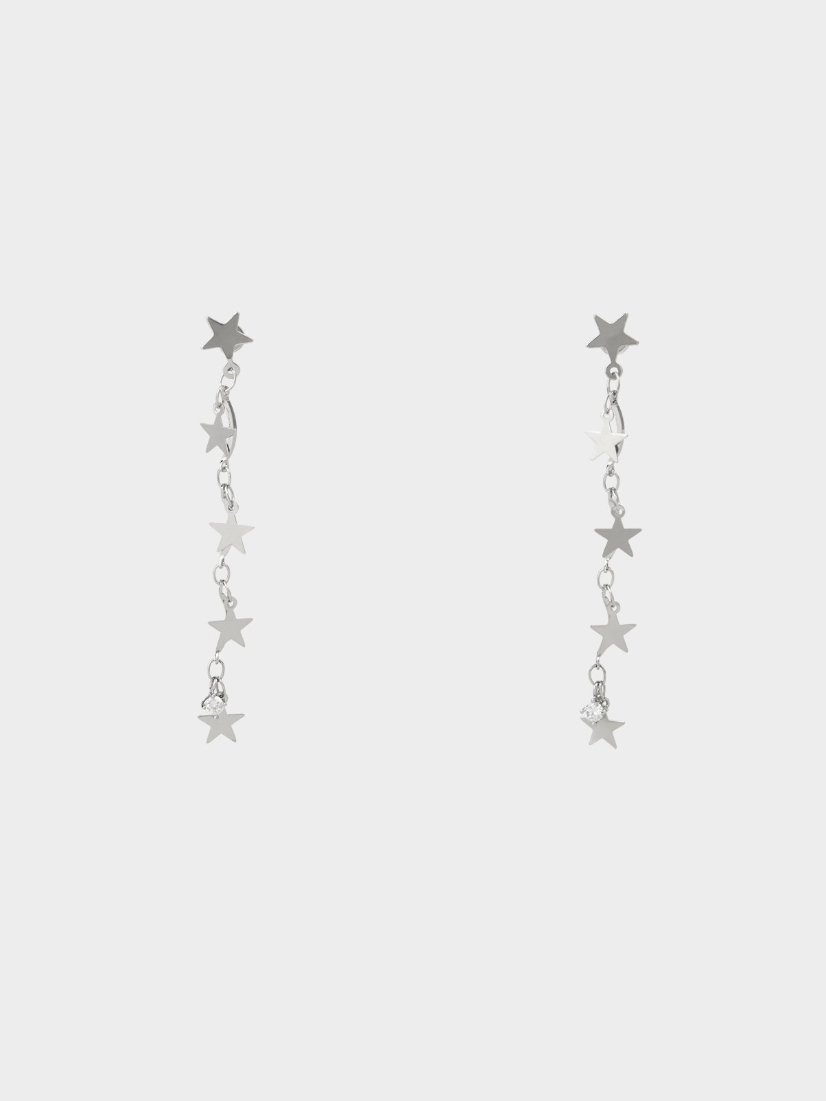 White store star earrings