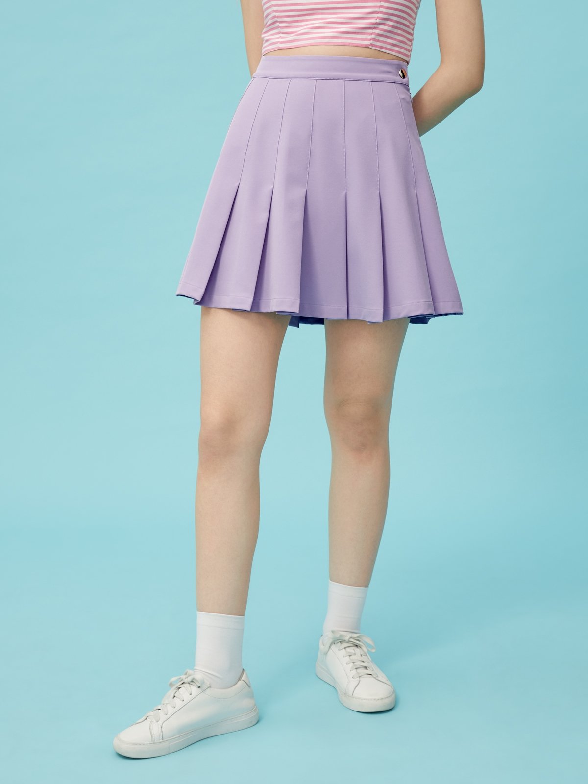PURPLE PLEATED SKIRT | Pleated skirt, Purple skirt, Purple tennis skirt-as247.edu.vn