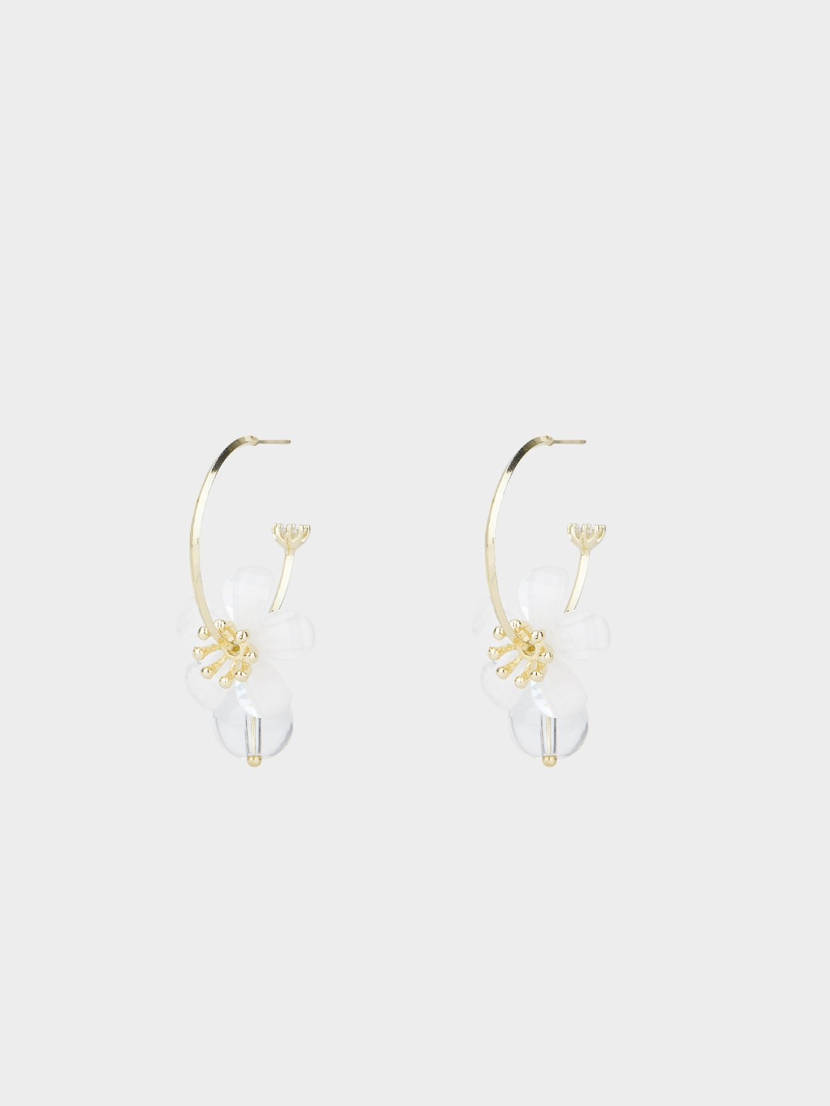Transparent earrings cheap
