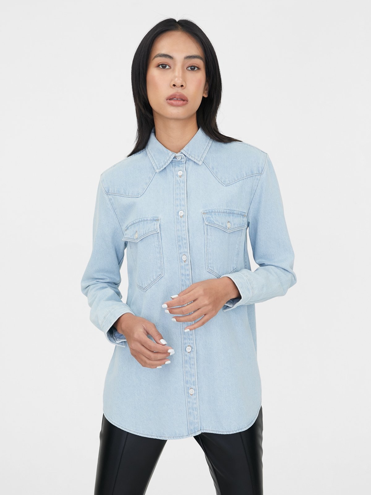 Sustainable Denim Twin Pocket Shirt 