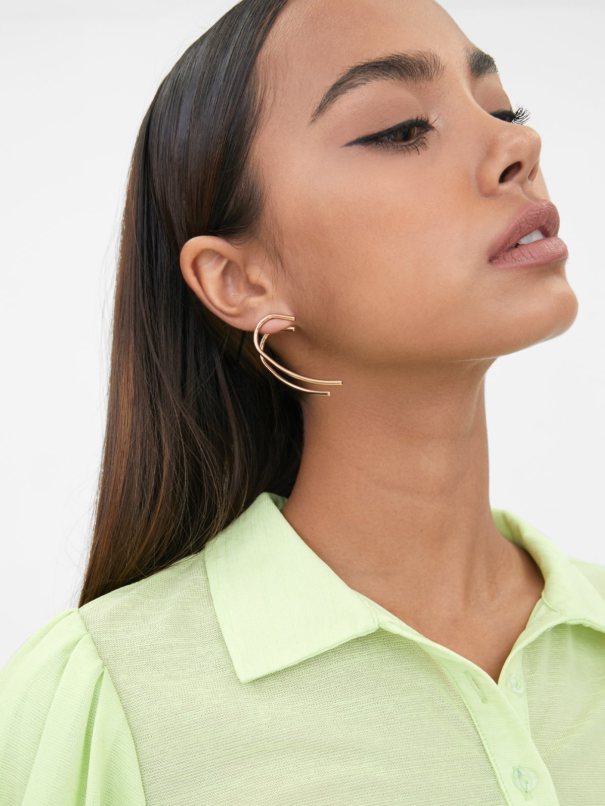 Double layer earrings outlet
